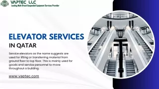 Elevator Services in Dubai