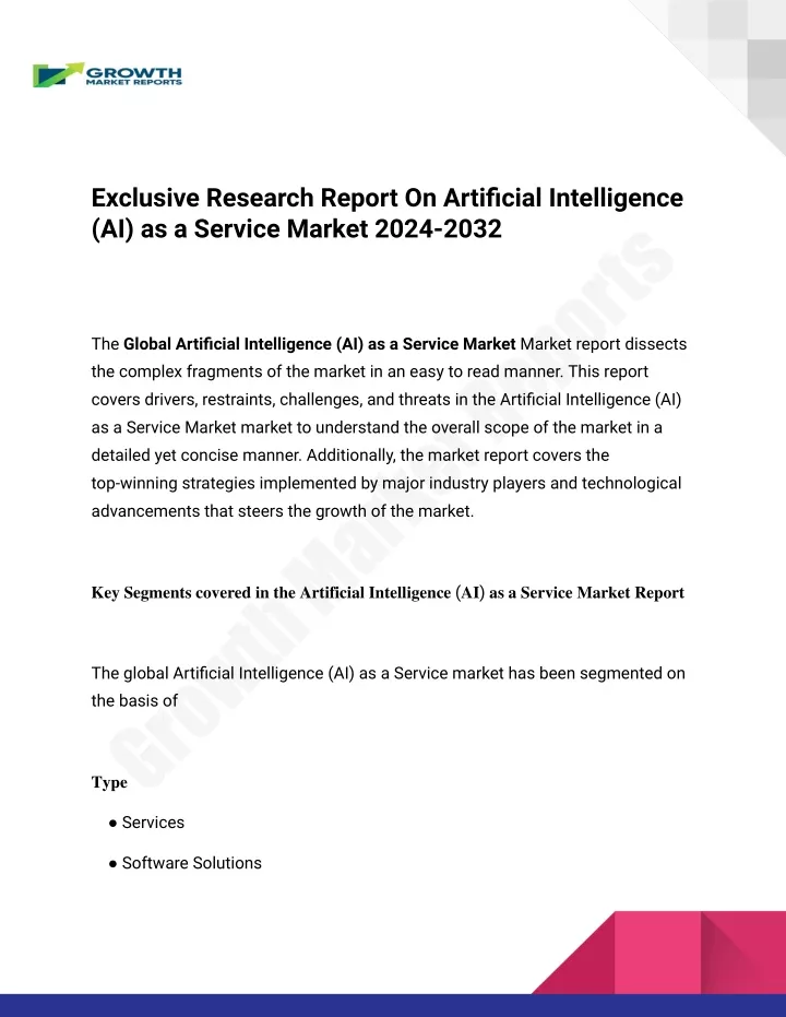 exclusive research report on artificial