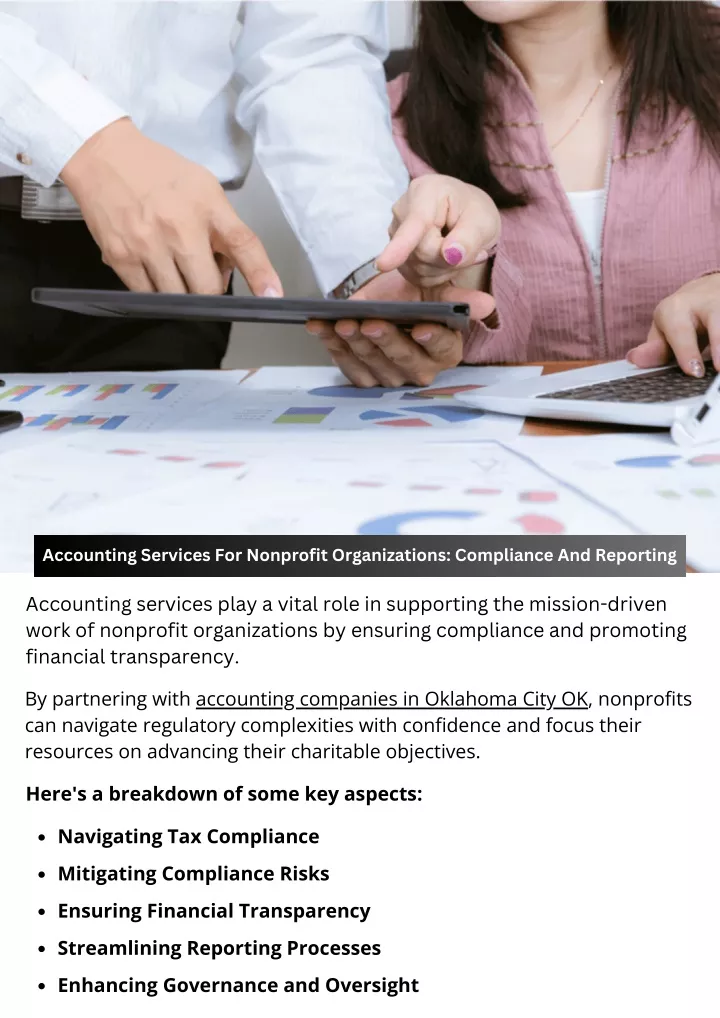 accounting services for nonprofit organizations