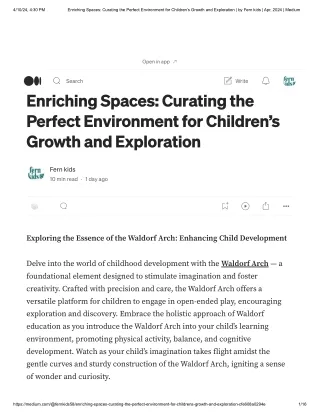 Enriching Spaces_ Curating the Perfect Environment for Children’s Growth and Exploration