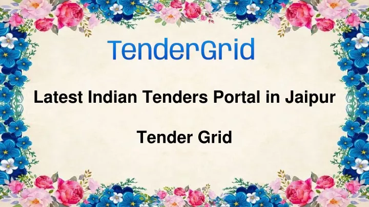 tender grid