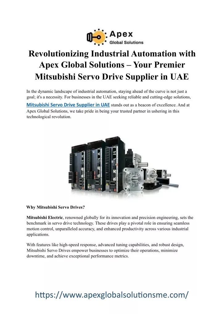 revolutionizing industrial automation with apex