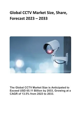 Global CCTV Market