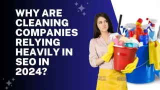 Why Are Cleaning Companies Relying Heavily In SEO in 2024