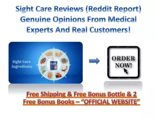 Sight Care Reviews (Reddit Report) Genuine Opinions From Medical Experts And Rea