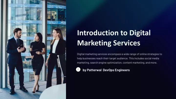 introduction to digital marketing services