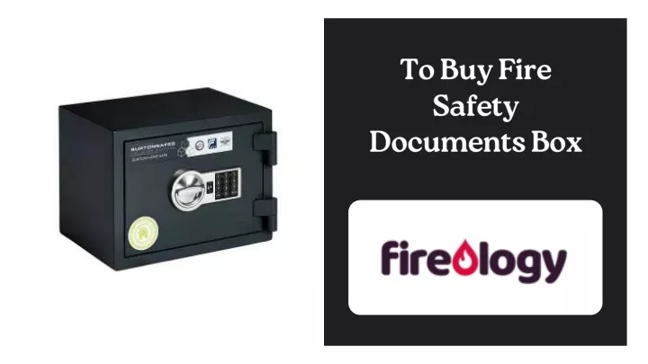 to buy fire safety documents box