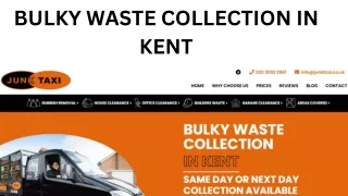 BULKY WASTE COLLECTIONIN KENT - JUNK TAXI