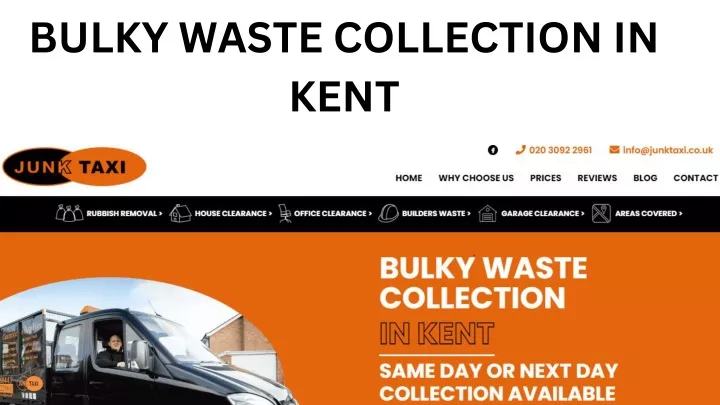 bulky waste collection in kent