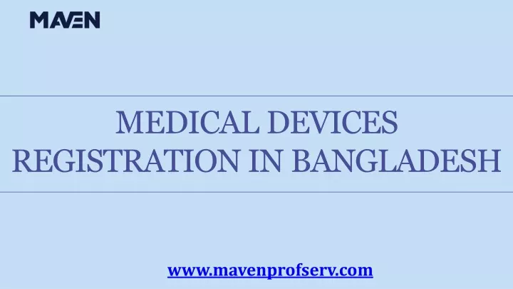 medical devices registration in bangladesh
