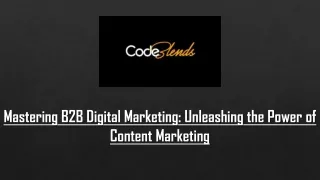 mastering b2b digital marketing unleashing