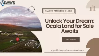 Unlock Your Dream Ocala Land for Sale Awaits