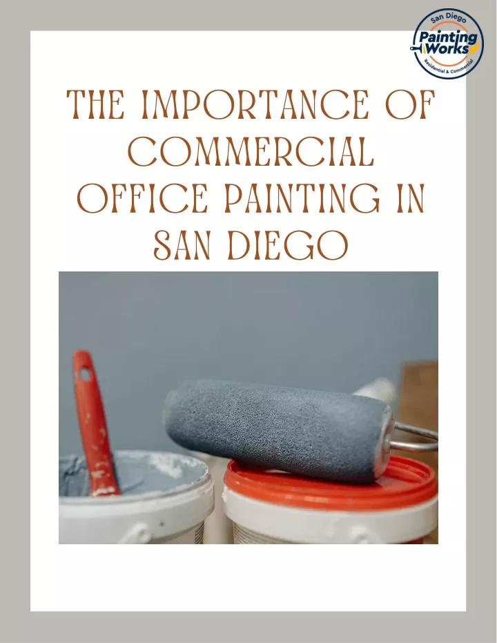 the importance of commercial office painting
