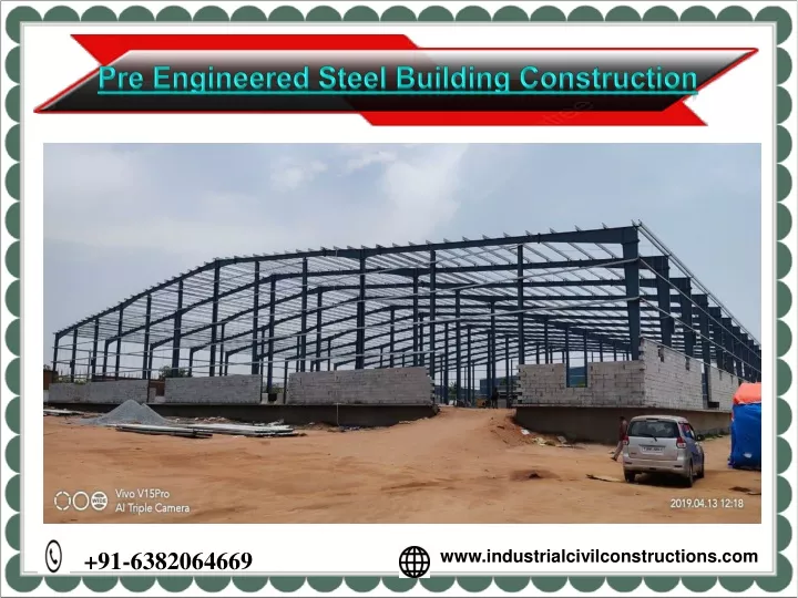 pre engineered steel building construction