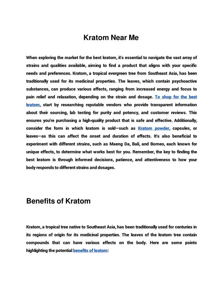 kratom near me