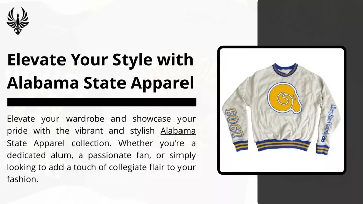 elevate your style with alabama state apparel