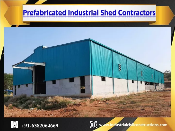 prefabricated industrial shed contractors