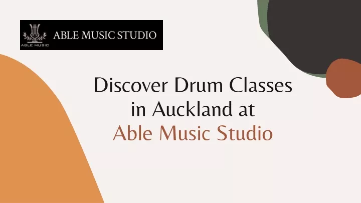 discover drum classes in auckland at able music
