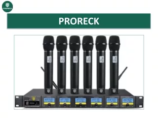 Smooth Audio: PRORECK Microphone Speaker Combo