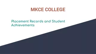Placement Records and Student Achievements
