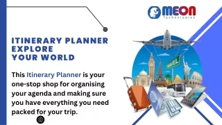 Itinerary Planner for Travel Agent