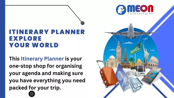 itinerary planner explore your world