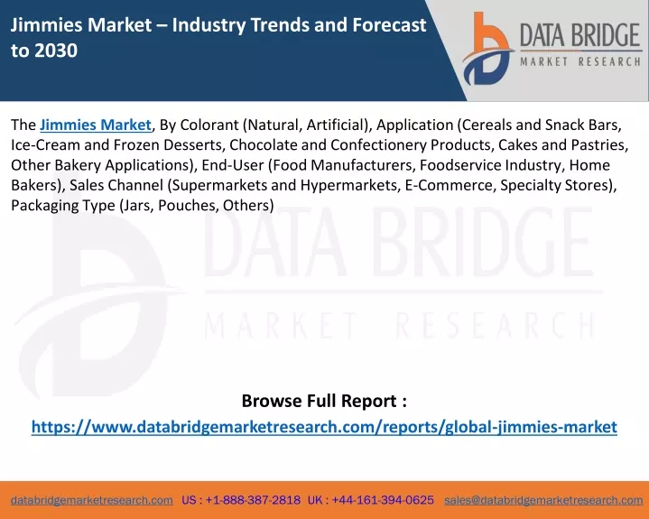 jimmies market industry trends and forecast