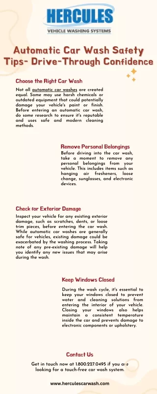 automatic car wash safety automatic car wash
