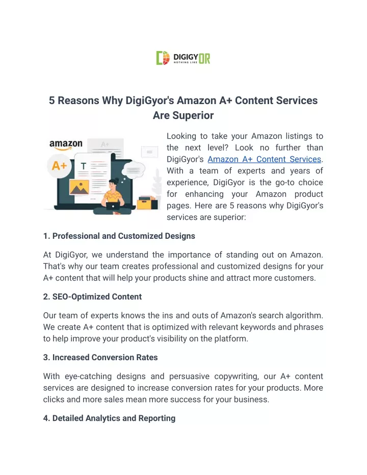 5 reasons why digigyor s amazon a content