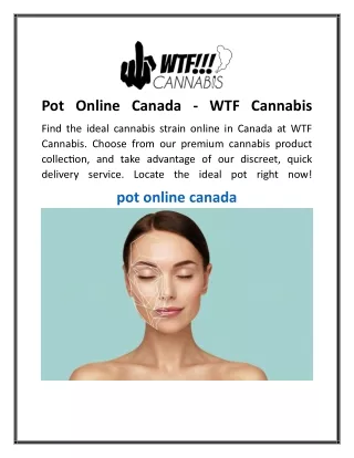 Pot Online Canada  WTF Cannabis