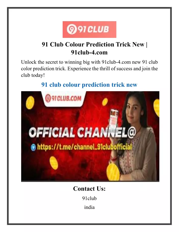 91 club colour prediction trick new 91club 4 com