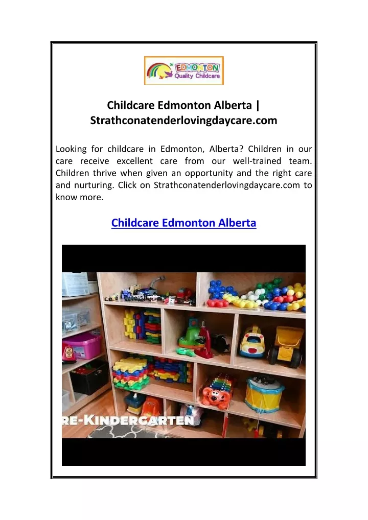 childcare edmonton alberta