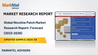 Global Nicotine Patch Market Research Report: Forecast (2023-2028)