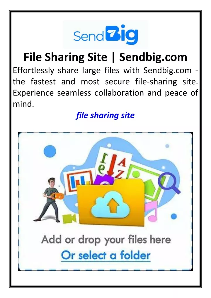 file sharing site sendbig com effortlessly share