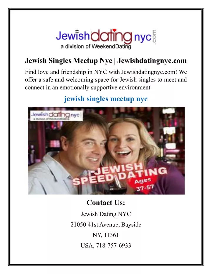 jewish singles meetup nyc jewishdatingnyc com