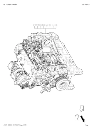 CLAAS AXION 850-800 HEXASHIFT STAGE IV MR TRACTOR Parts Catalogue Manual (SN A6000050-A6099999)