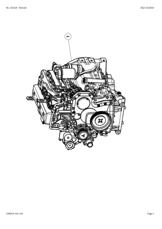 CLAAS CERGOS 355-335 TRACTOR Parts Catalogue Manual (SN CT1240001-CT1249999)