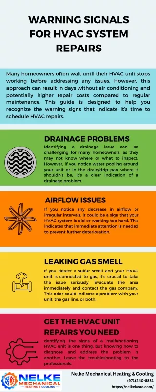 Warning Signals for HVAC System Repairs