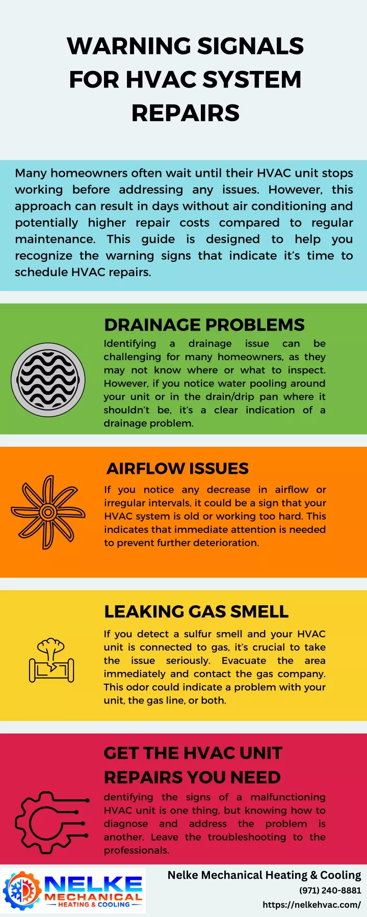 warning signals for hvac system repairs