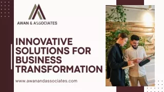 Innovative Solutions for Business Transformation