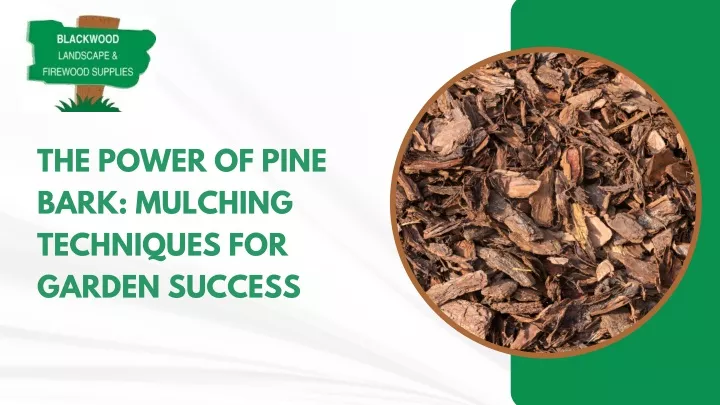 the power of pine bark mulching techniques