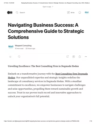 Navigating Business Success_ A Comprehensive Guide to Strategic Solutions