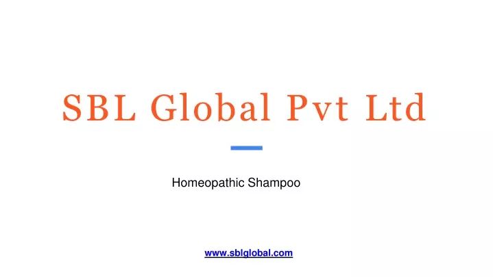 sbl global pvt ltd