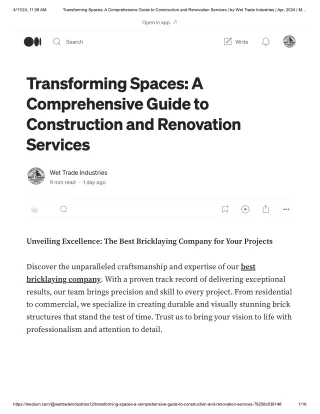 Transforming Spaces_ A Comprehensive Guide to Construction and Renovation Services