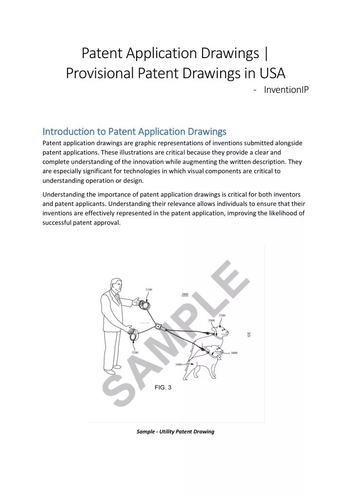 patent application drawings provisional patent