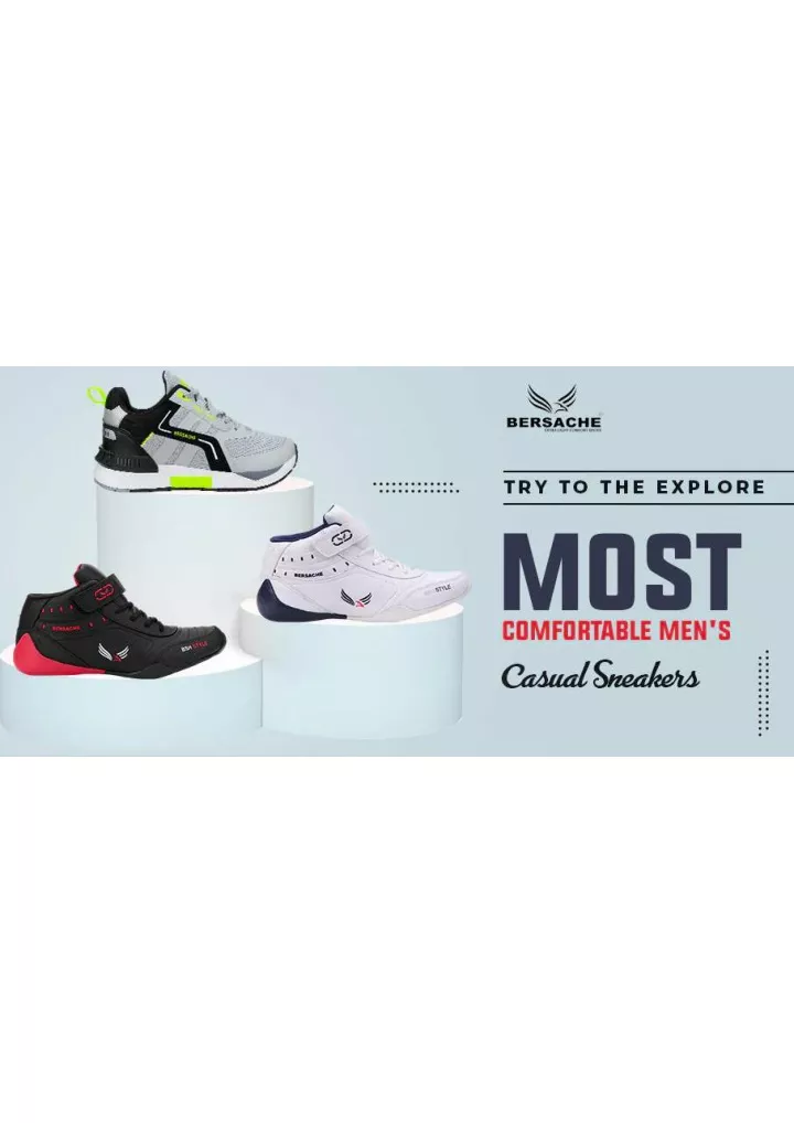 PPT - Explore Most Comfortable Men's Casual Sneakers PowerPoint ...
