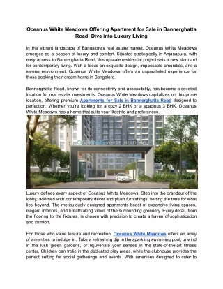 Oceanus White Meadows Offering Apartment for Sale in Bannerghatta Road_ Dive into Luxury Living (1)
