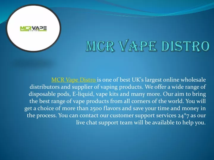 mcr vape distro is one of best uk s largest