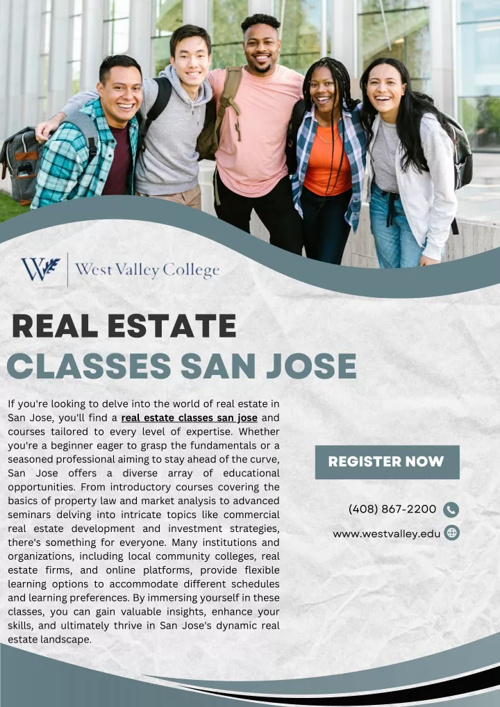 real estate classes san jose if you re looking