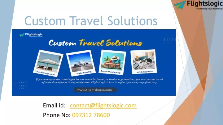 custom travel solutions